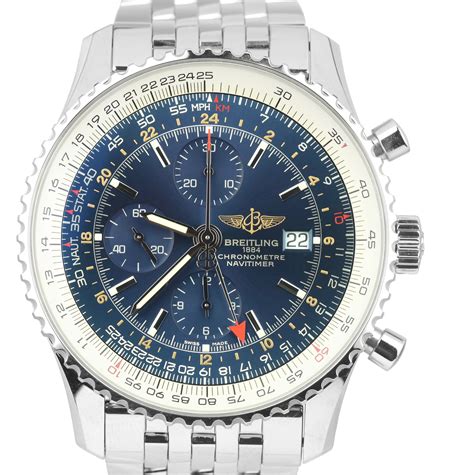 breitling blue price figital|Breitling Navitimer World Chonograph A24322 Blue Dial.